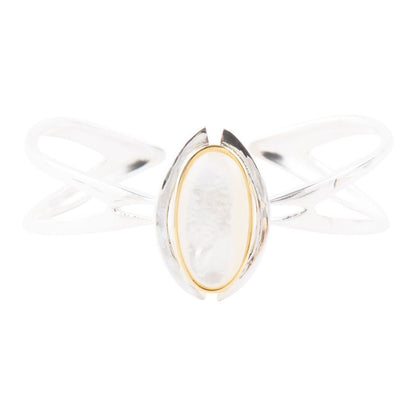 Shine Bright Mother of Pearl Cuff Bracelet Barse Jewelry