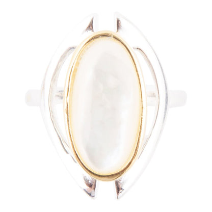 Shine Bright Mother of Pearl Ring Barse Jewelry