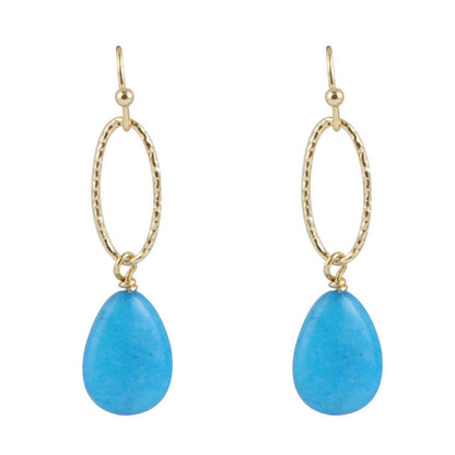 Sky Fall Blue Jasper Earring Barse Jewelry