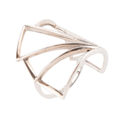 Sterling Silver Multi Angle Ring Barse Jewelry