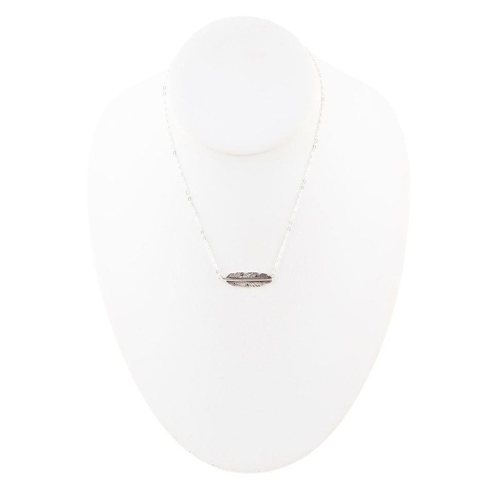 Sterling Silver Quill Necklace Barse Jewelry