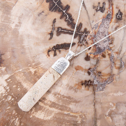 Straightaway African Opal Pendant Necklace Barse Jewelry