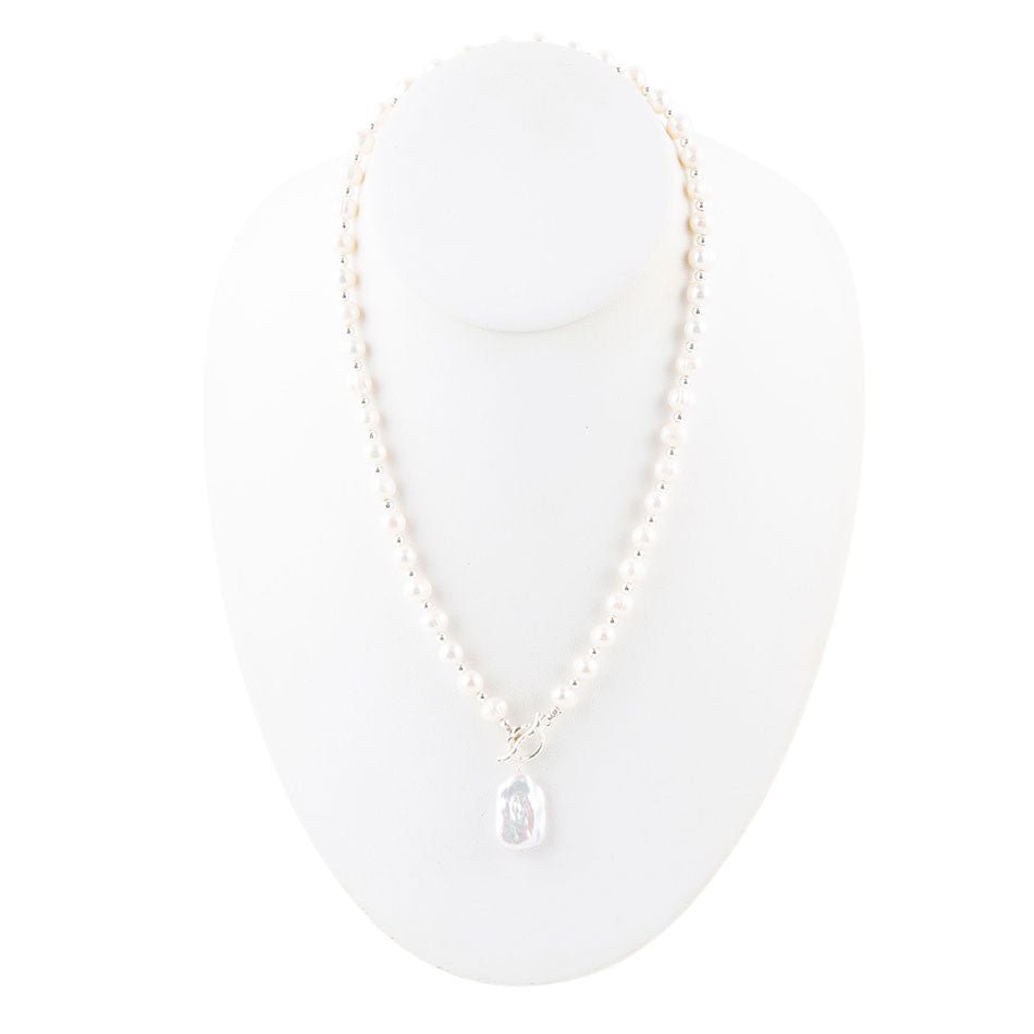 Sunday Best Pearl Toggle Necklace Barse Jewelry