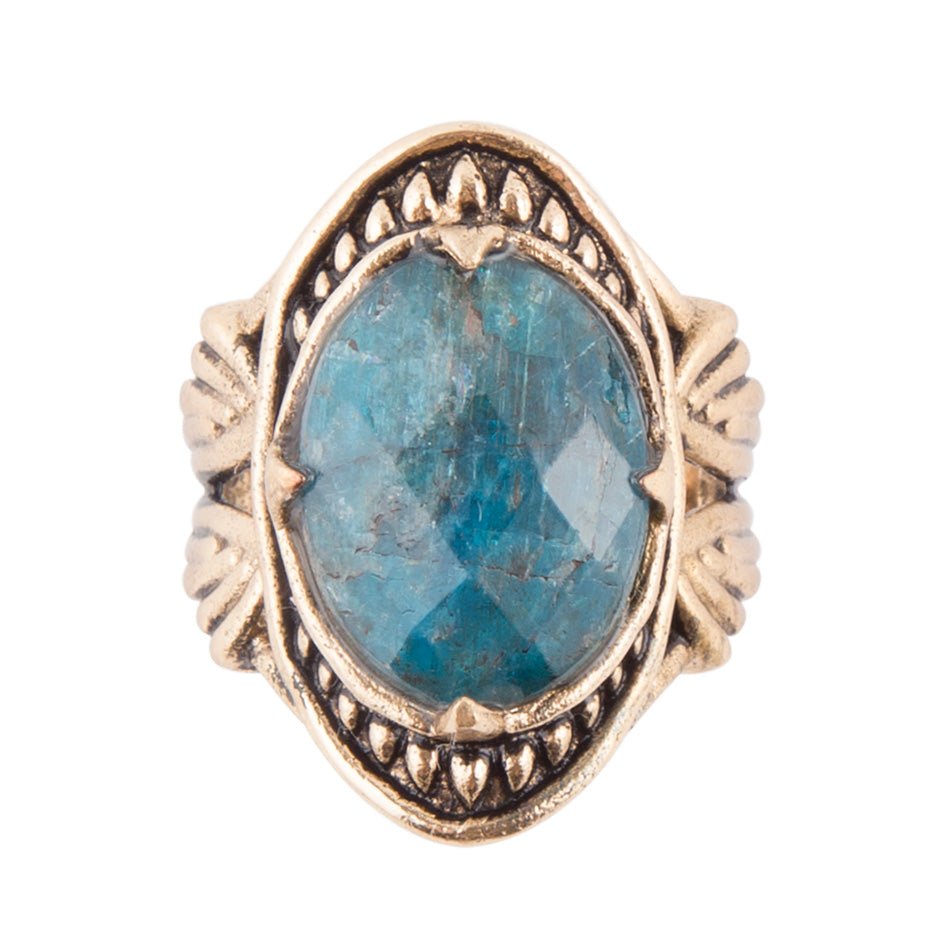 Sweet Dreams Faceted Apatite Ring Barse Jewelry