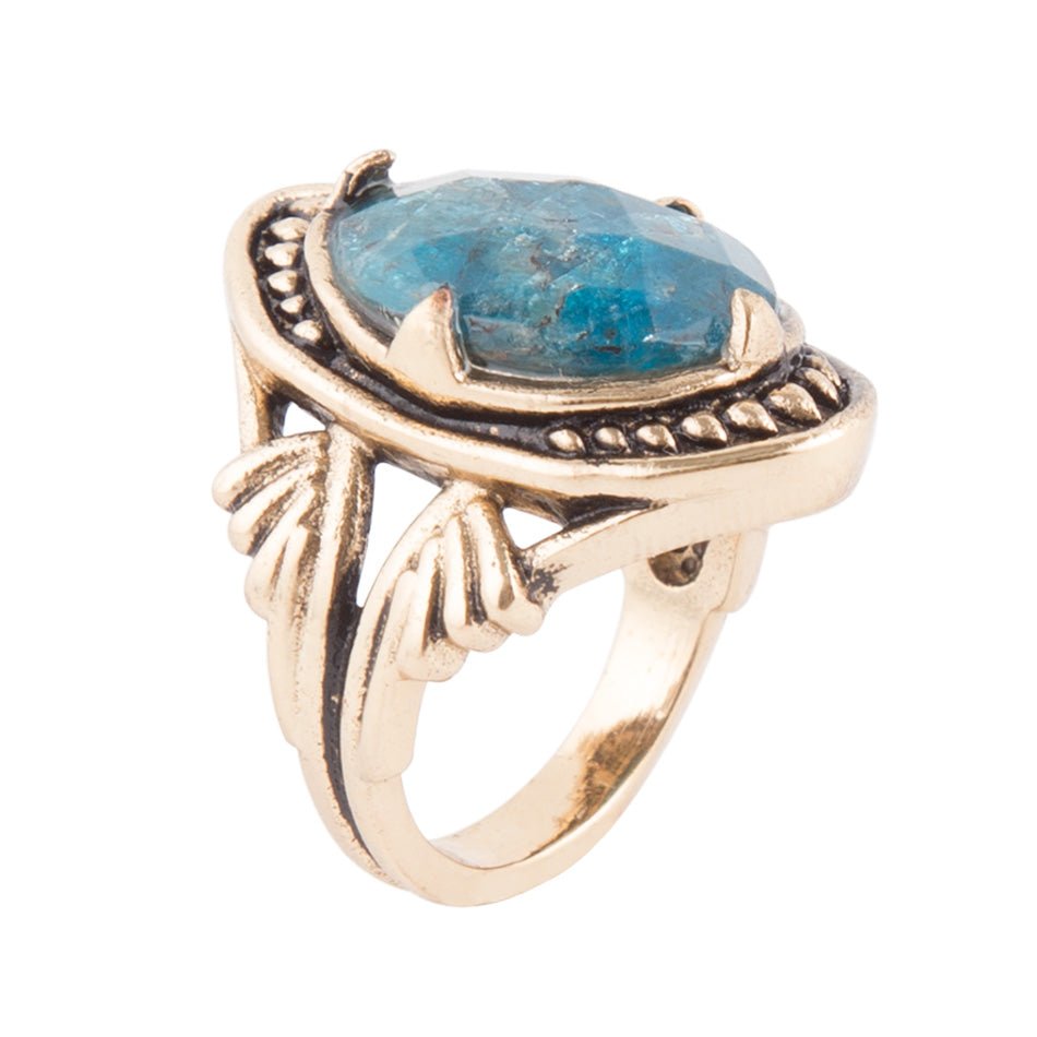 Sweet Dreams Faceted Apatite Ring Barse Jewelry