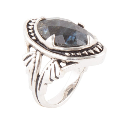 Sweet Dreams Faceted Midnight Labradorite Ring Barse Jewelry