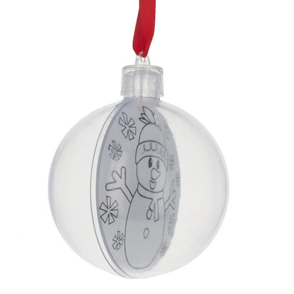 Set of 6 Fillable Openable Plastic Christmas Ornaments DIY Craft 3 Inches BestPysanky