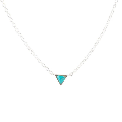 Trident Turquoise and Sterling Silver Necklace Barse Jewelry