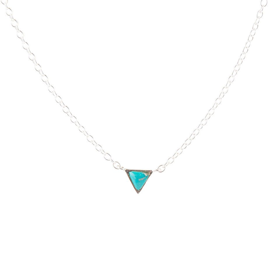 Trident Turquoise and Sterling Silver Necklace Barse Jewelry