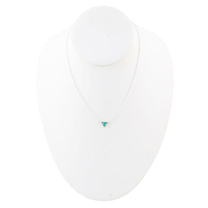Trident Turquoise and Sterling Silver Necklace Barse Jewelry