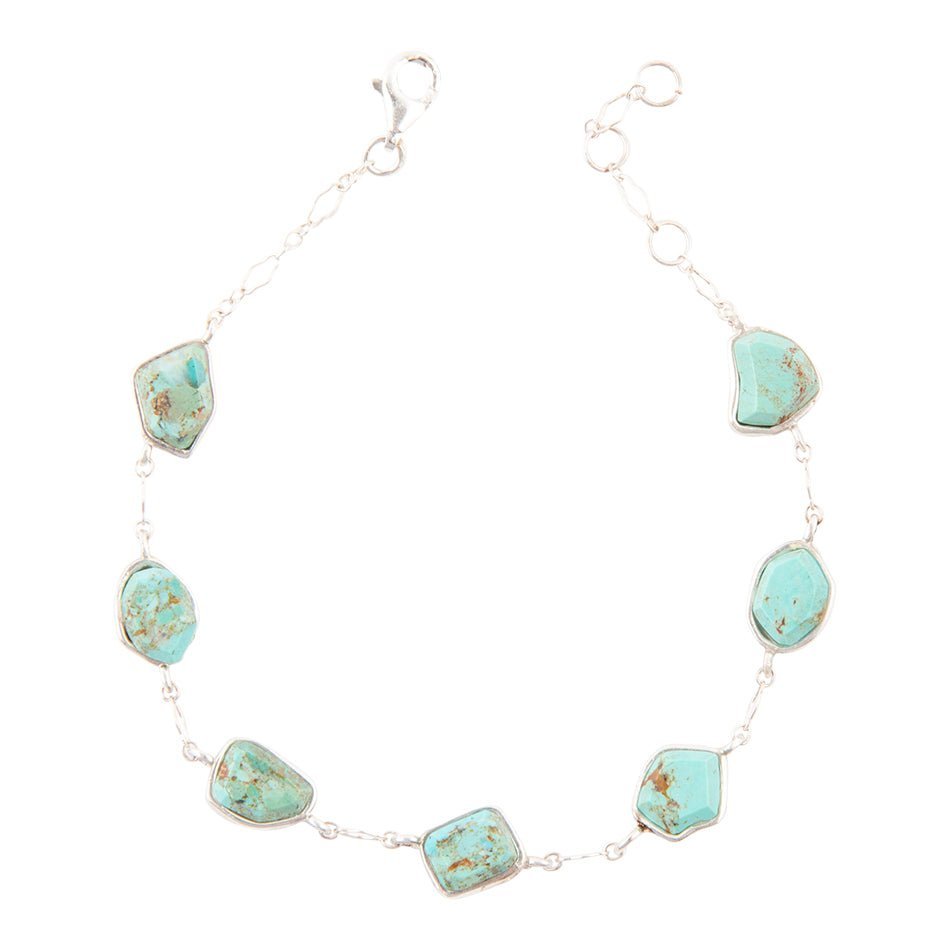 Turquoise and Sterling Silver Line Bracelet Barse Jewelry