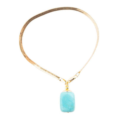 Turquoise Baron Snake Chain Bracelet Barse Jewelry