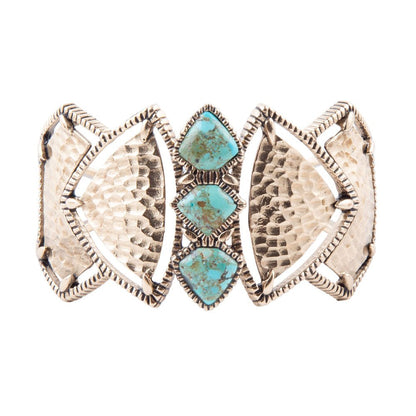 Turquoise Shield Cuff Bracelet Barse Jewelry