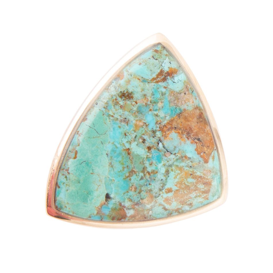 Turquoise Triangle Ring Barse Jewelry
