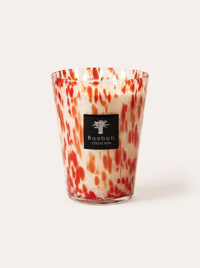 Baobab Collection - Scented Candle Pearls Coral