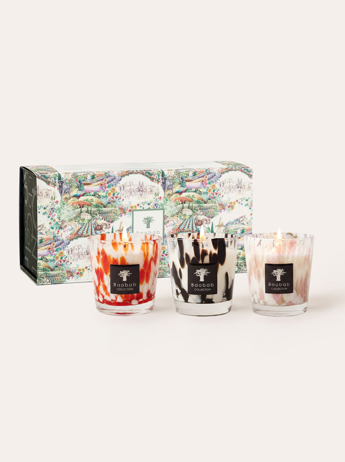 Baobab Collection - Pearls Candle Trio