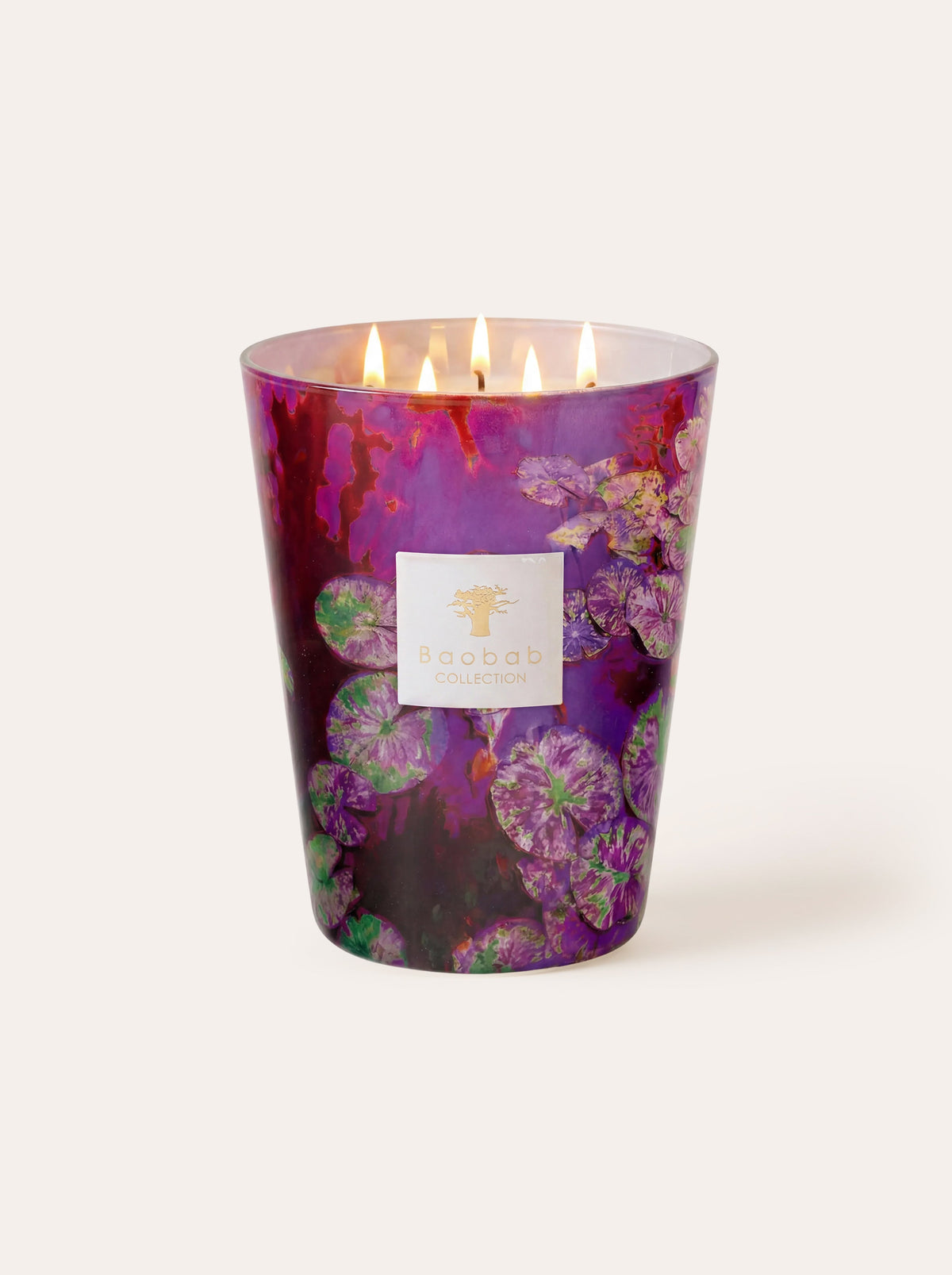 Baobab Collection - Scented Candle Arty Flowers Water Lily