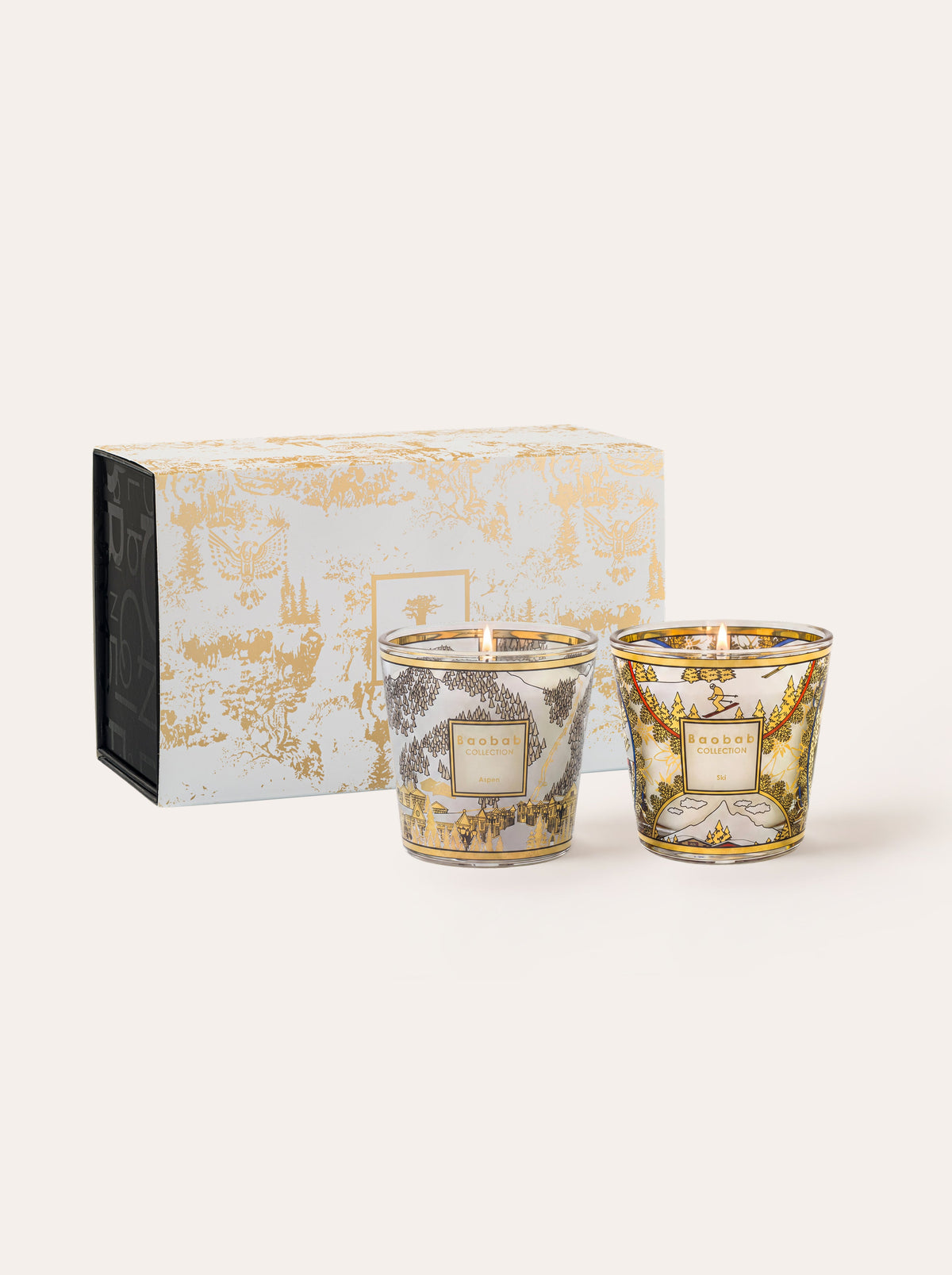 Baobab Collection - Duo Candles Ski - Aspen