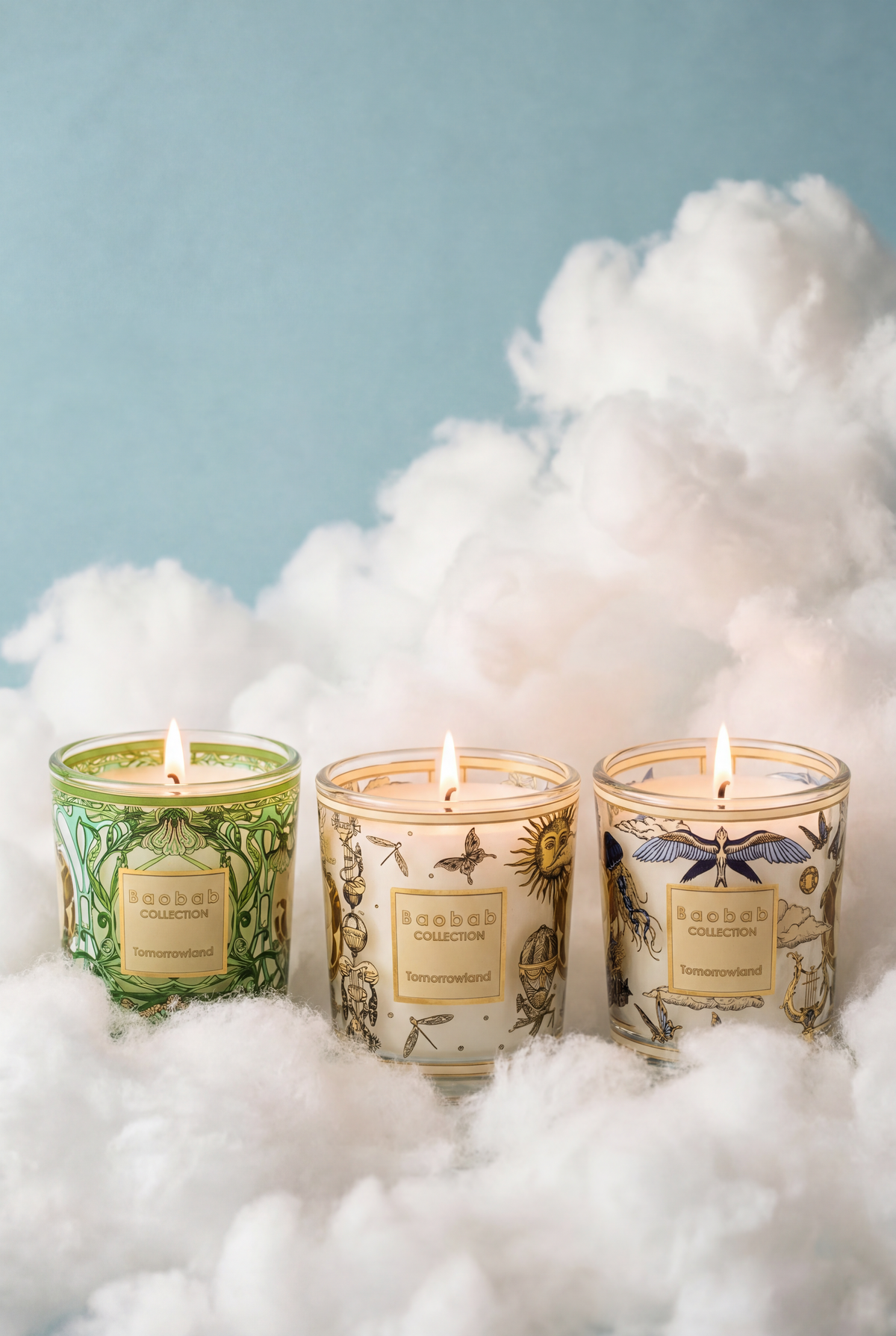 Baobab Collection - Trio Travel Candles Tomorrowland