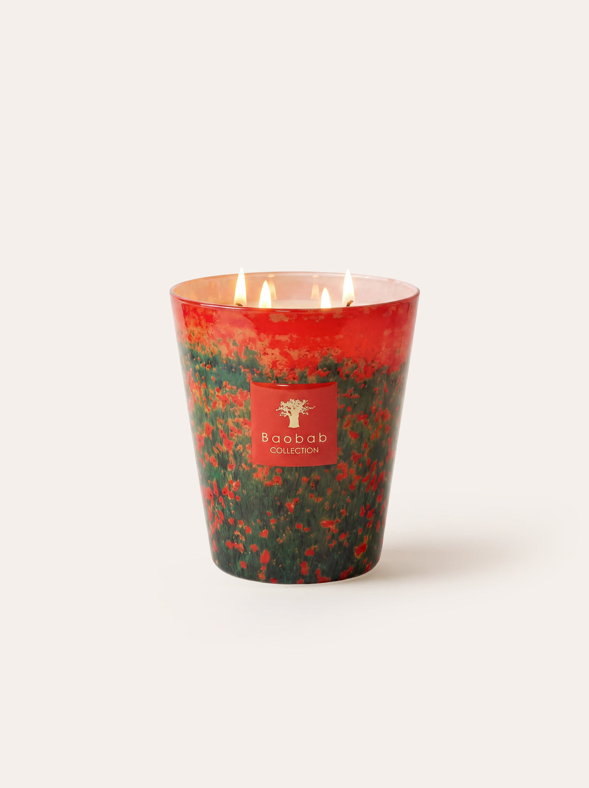 Baobab Collection - Arty Flowers Poppies Candle