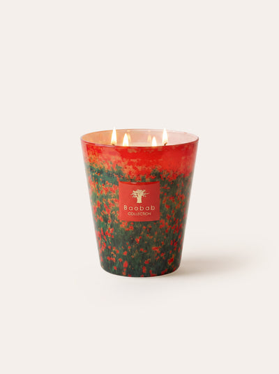 Baobab Collection - Arty Flowers Poppies Candle