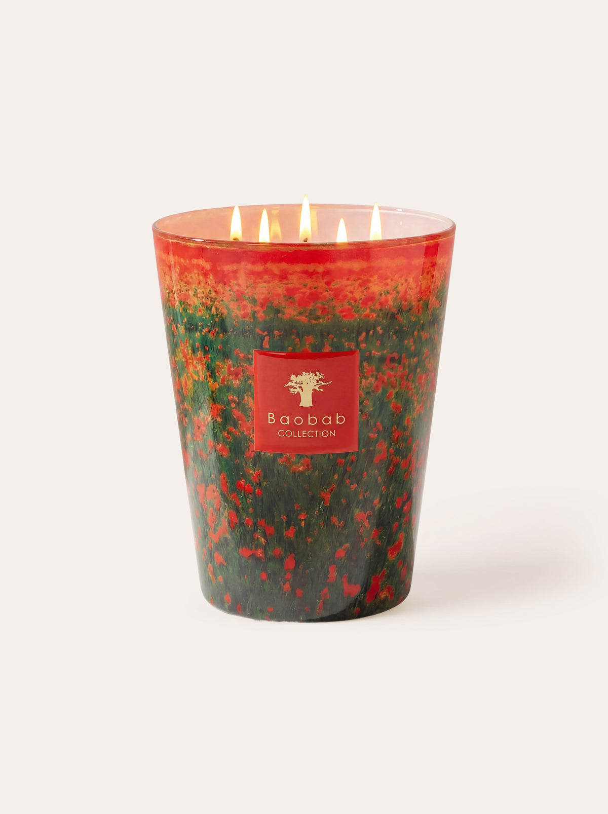 Baobab Collection - Arty Flowers Poppies Candle