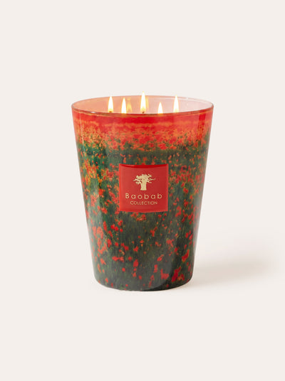 Baobab Collection - Arty Flowers Poppies Candle
