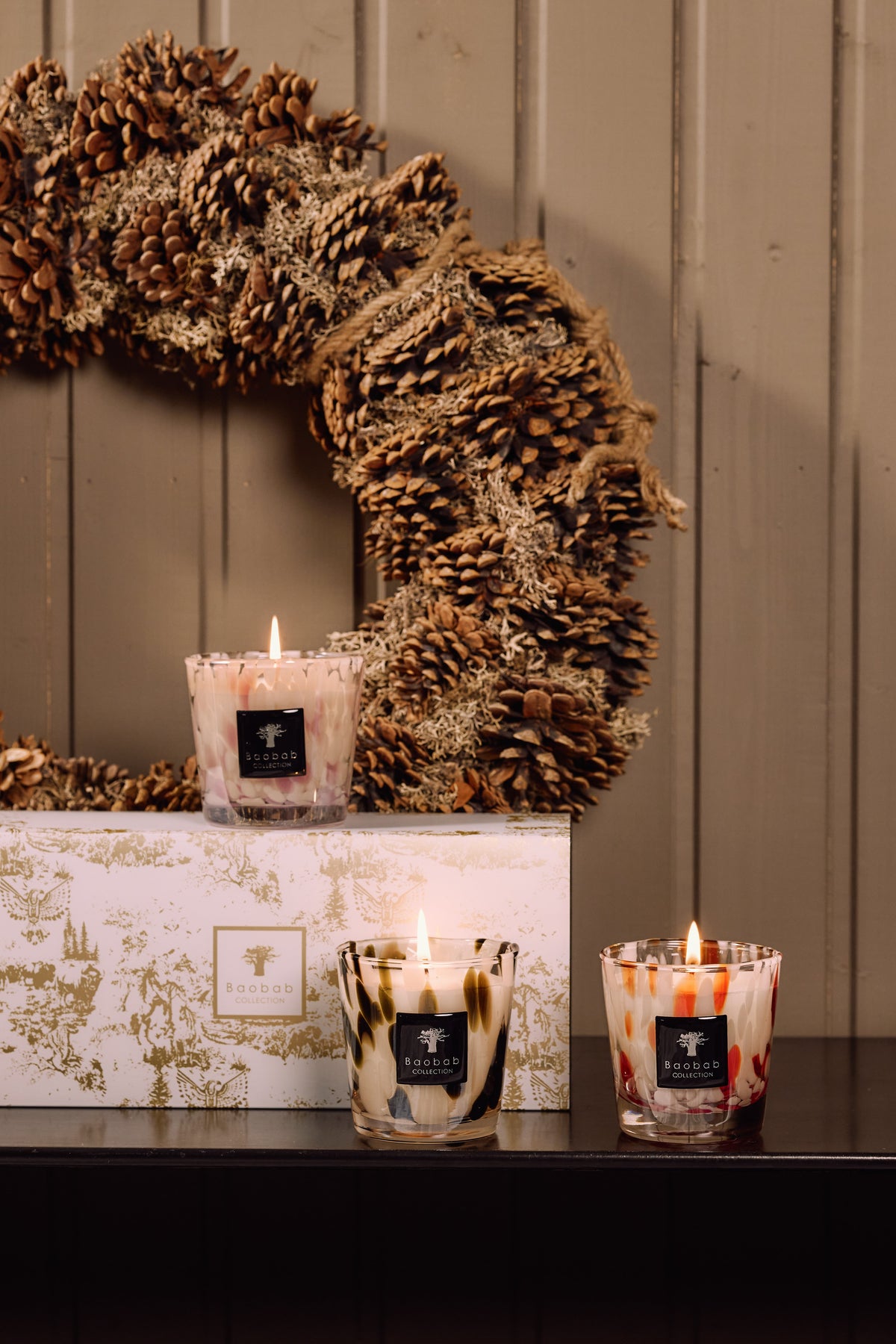 Baobab Collection - Pearls Candle Trio