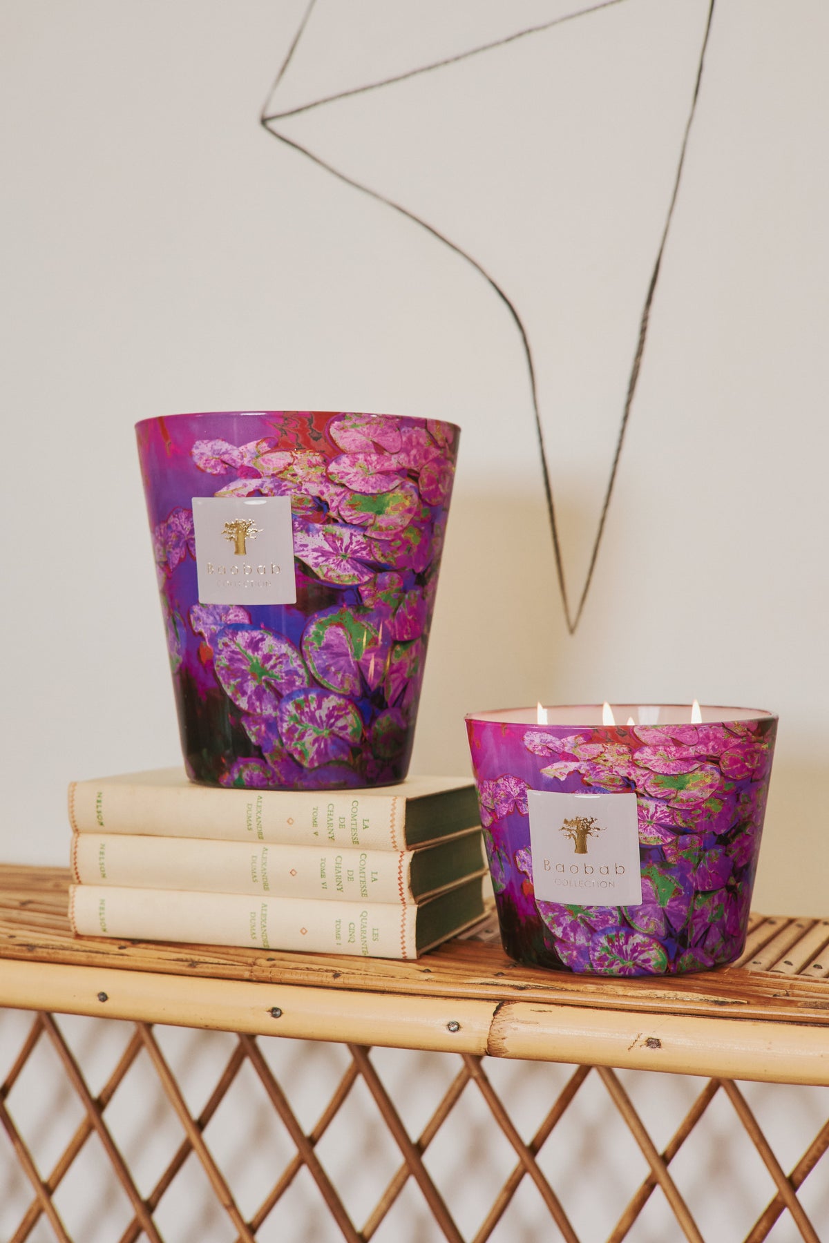 Baobab Collection - Scented Candle Arty Flowers Water Lily