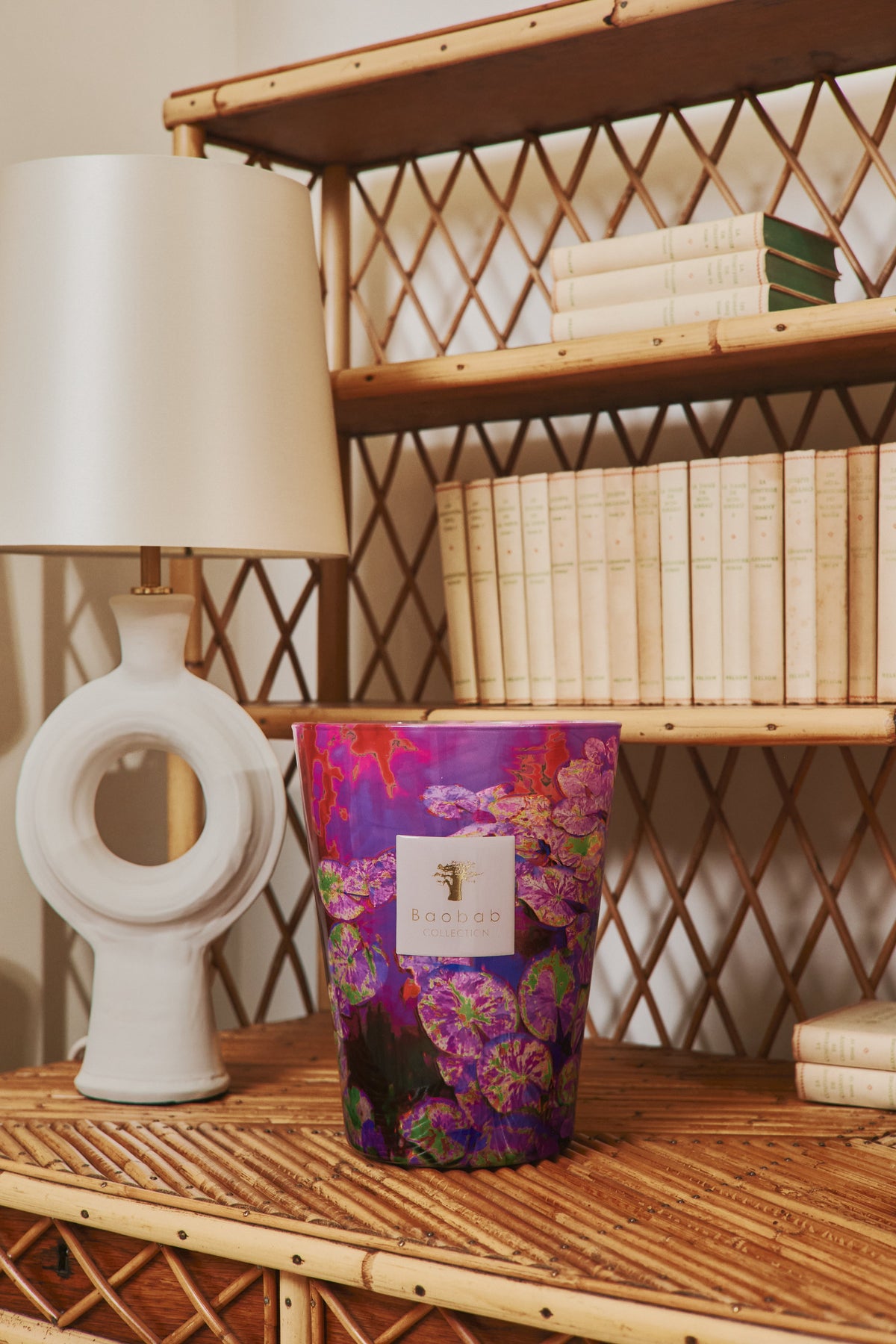 Baobab Collection - Scented Candle Arty Flowers Water Lily