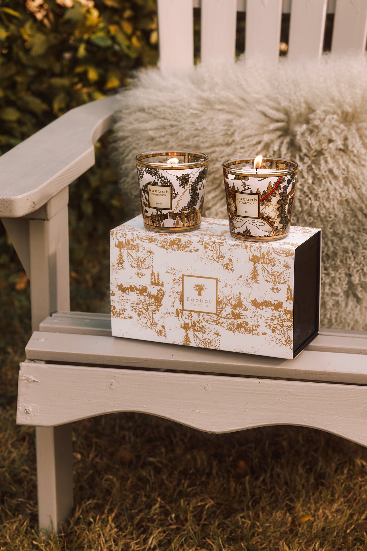 Baobab Collection - Duo Candles Ski - Aspen