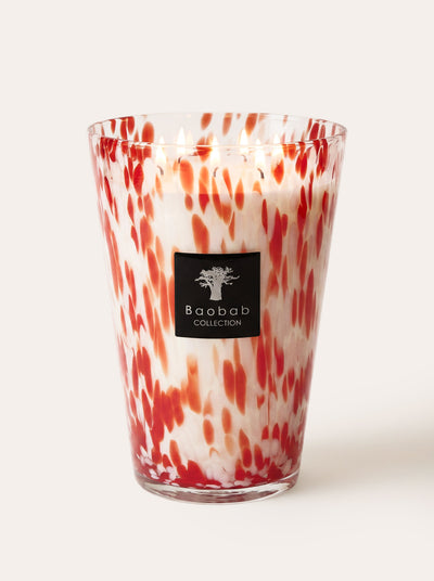 Baobab Collection - Scented Candle Pearls Coral