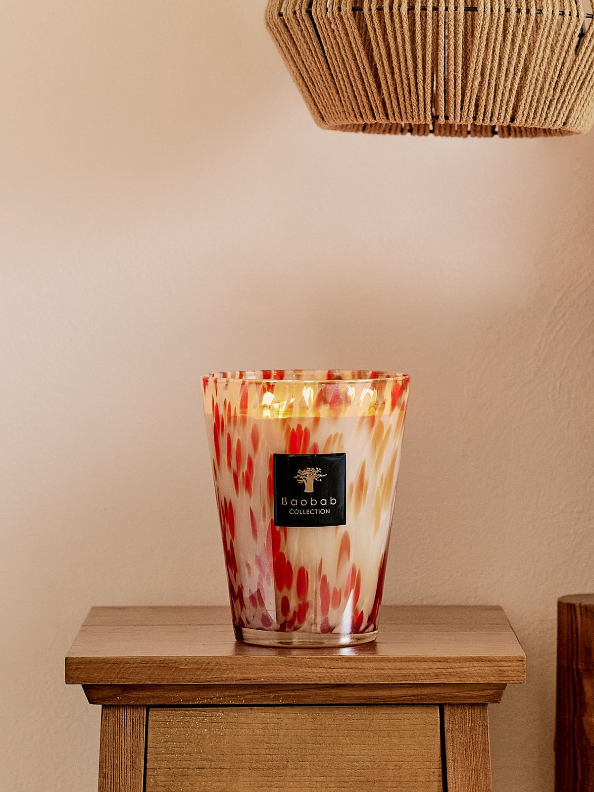 Baobab Collection - Scented Candle Pearls Coral