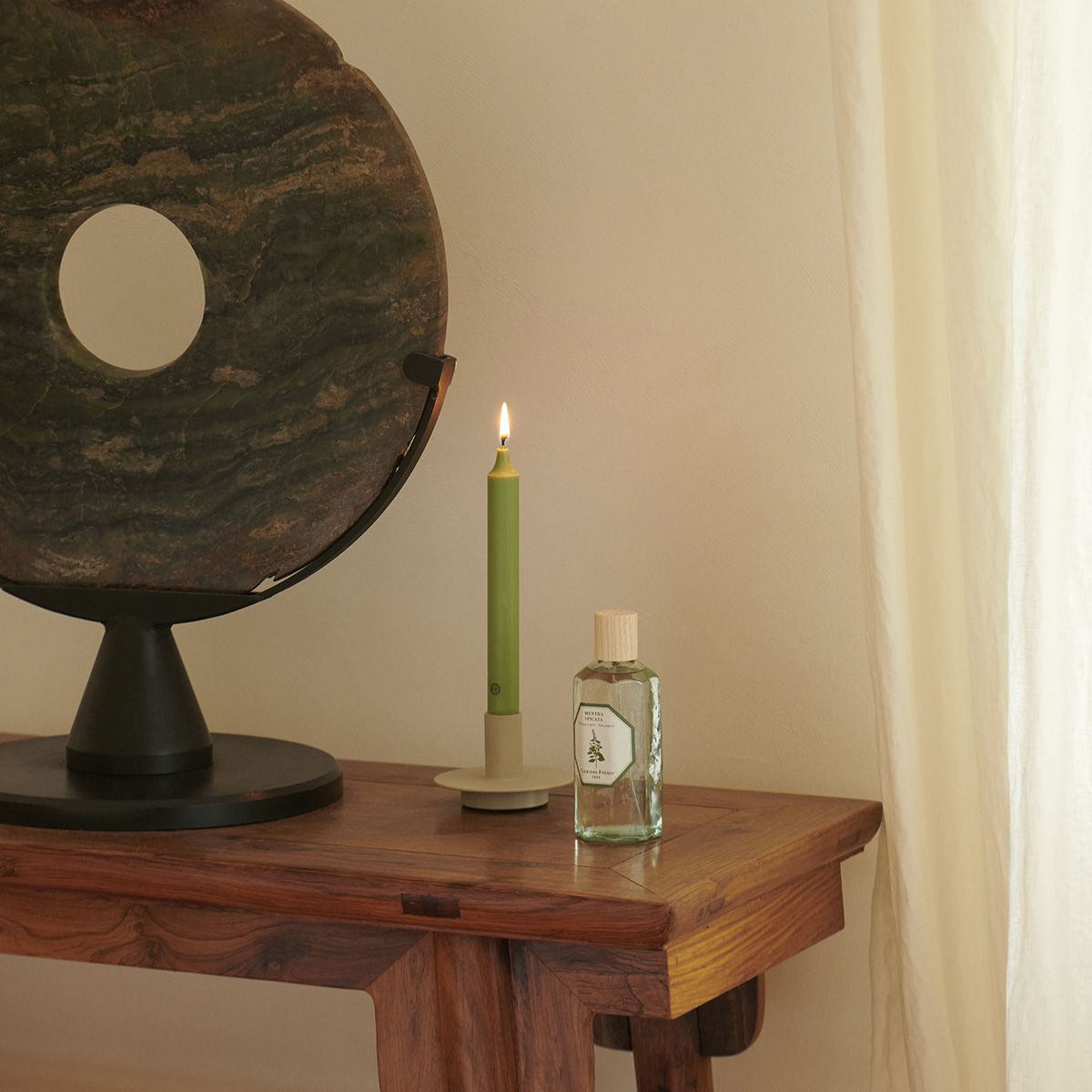 Spearmint Scented Taper Candles