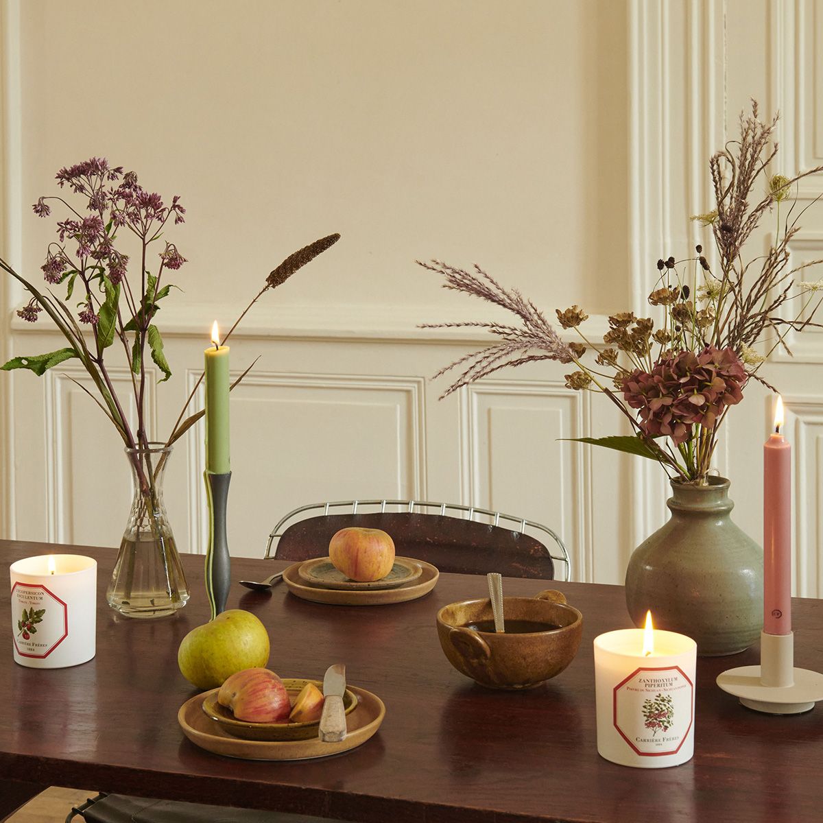 Spearmint Scented Taper Candles
