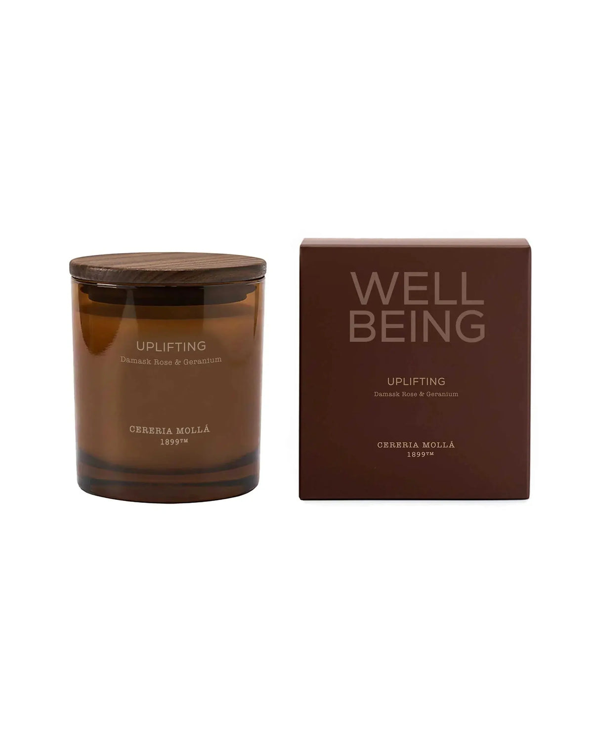 Cereria Molla - Wellbeing Damask Rose & Geranium Candle — packaging