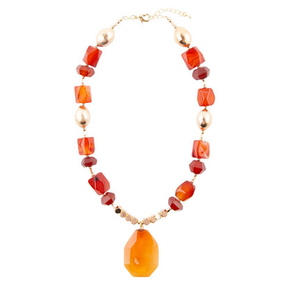 Victoria Carnelian Pendant Necklace Barse Jewelry