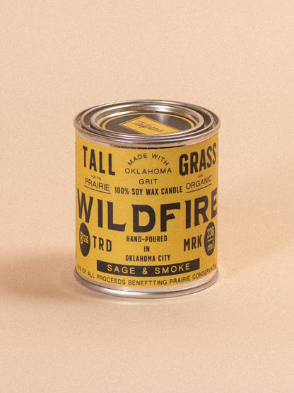 Wildfire: Sage + Smoke Soy Wax Candle Tallgrass Supply