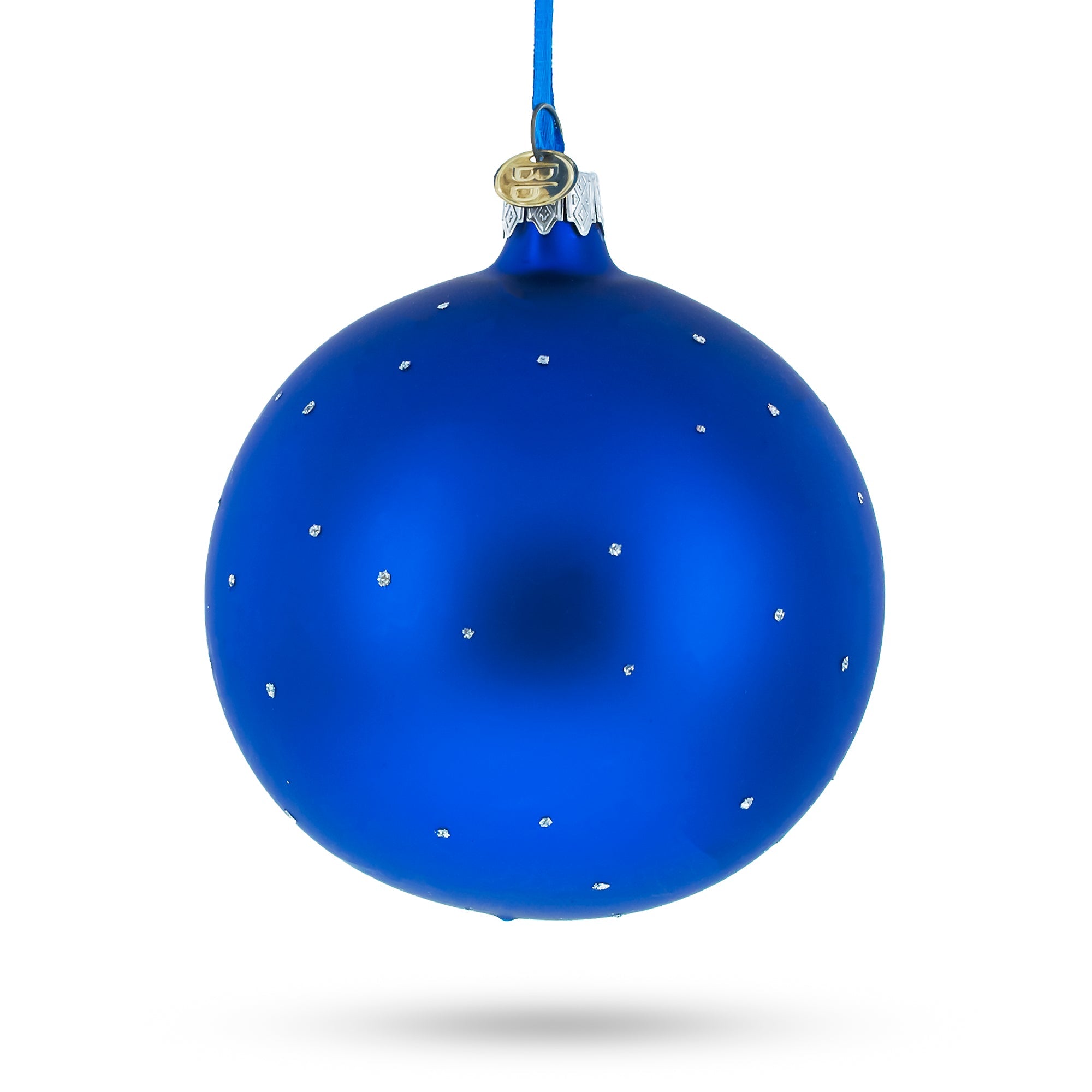 Pacifist Glass Ball Christmas Ornament 4 Inches