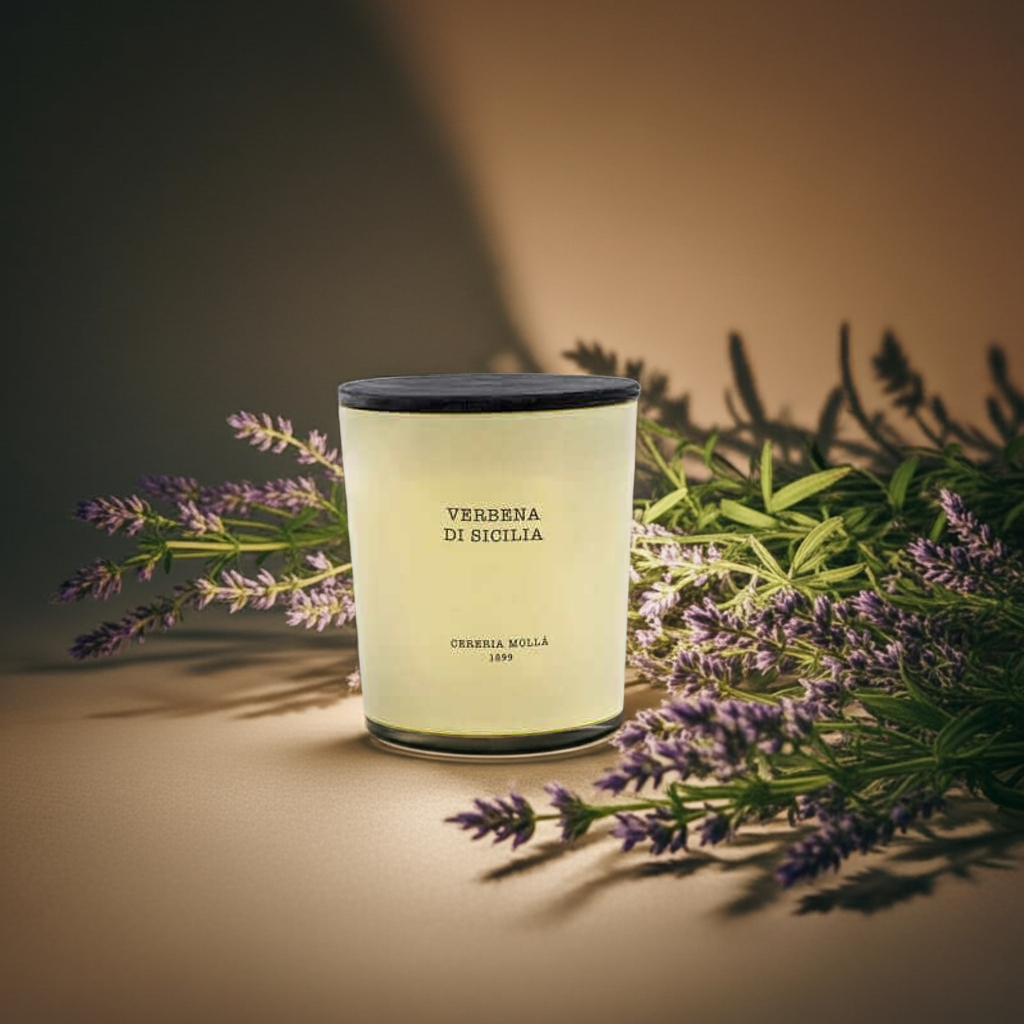 Cereria Molla - Verbena di Sicilia 3 wick XL Candle - 21 oz / 600 g - Coastous