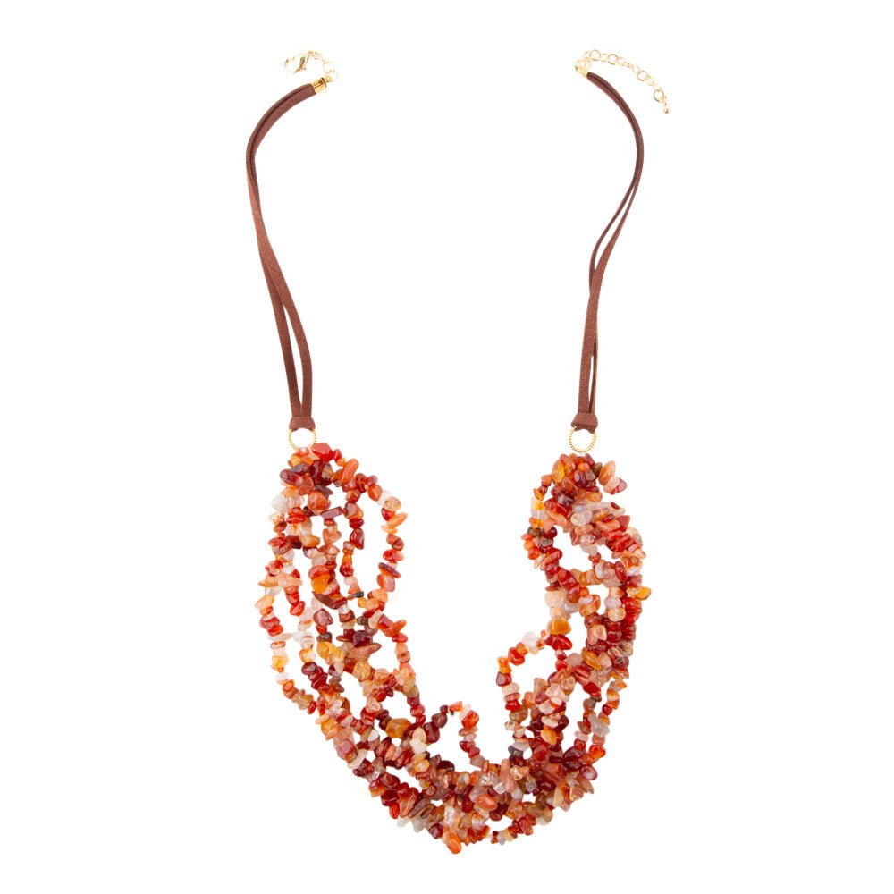 Xavier Carnelian Multi-Strand Necklace Barse Jewelry