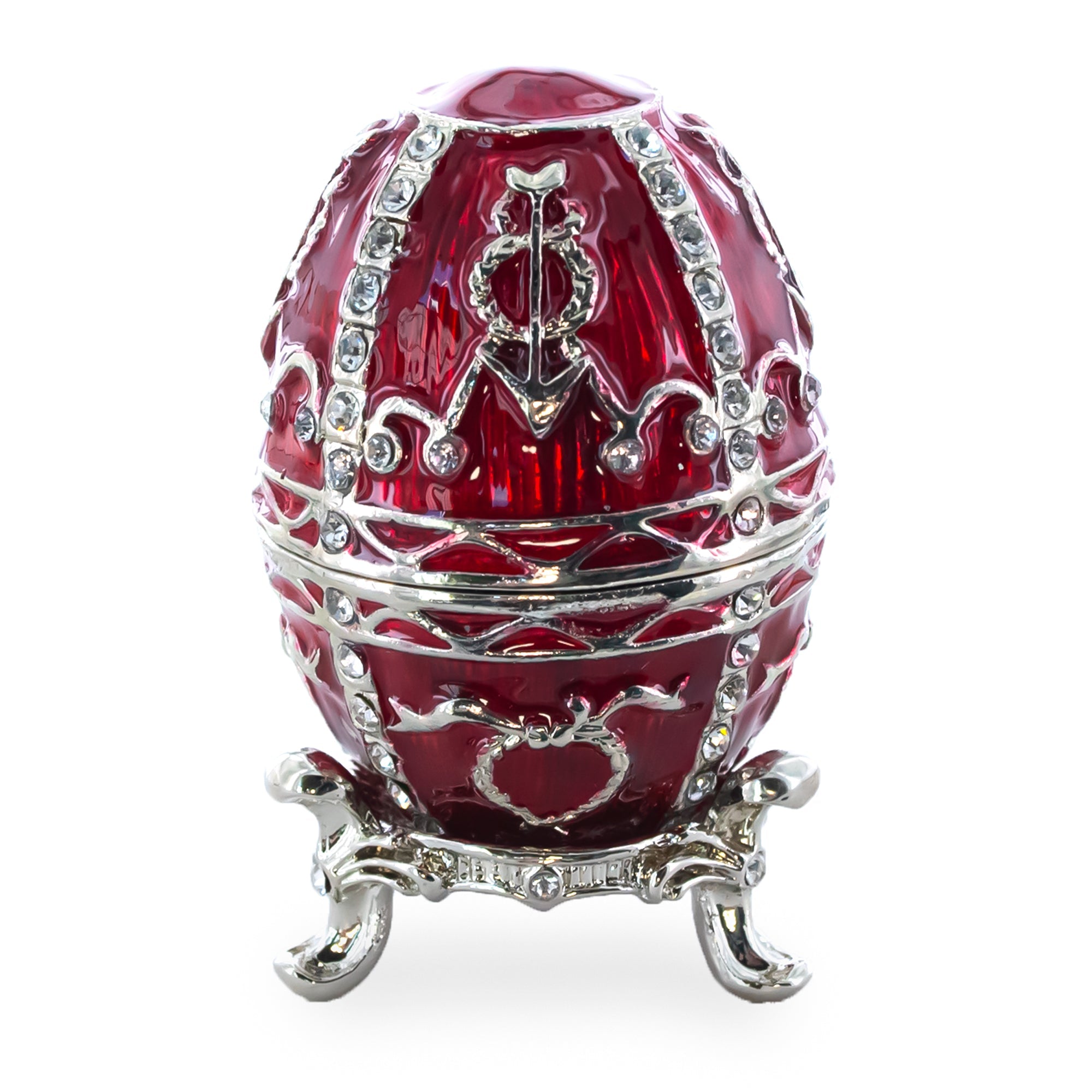 1895 Rosebud Royal Imperial Metal Easter Egg 2.5 Inches BestPysanky