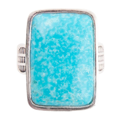 Zion Blue Turquoise and Sterling Silver Ring Barse Jewelry